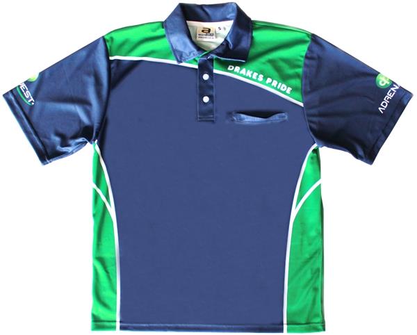 Mood stiilne kvaliteetne triibuline kohandatud Sublimated Bowling Särgid